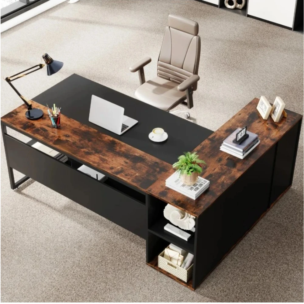 Director's Desk (Left Side Storage)