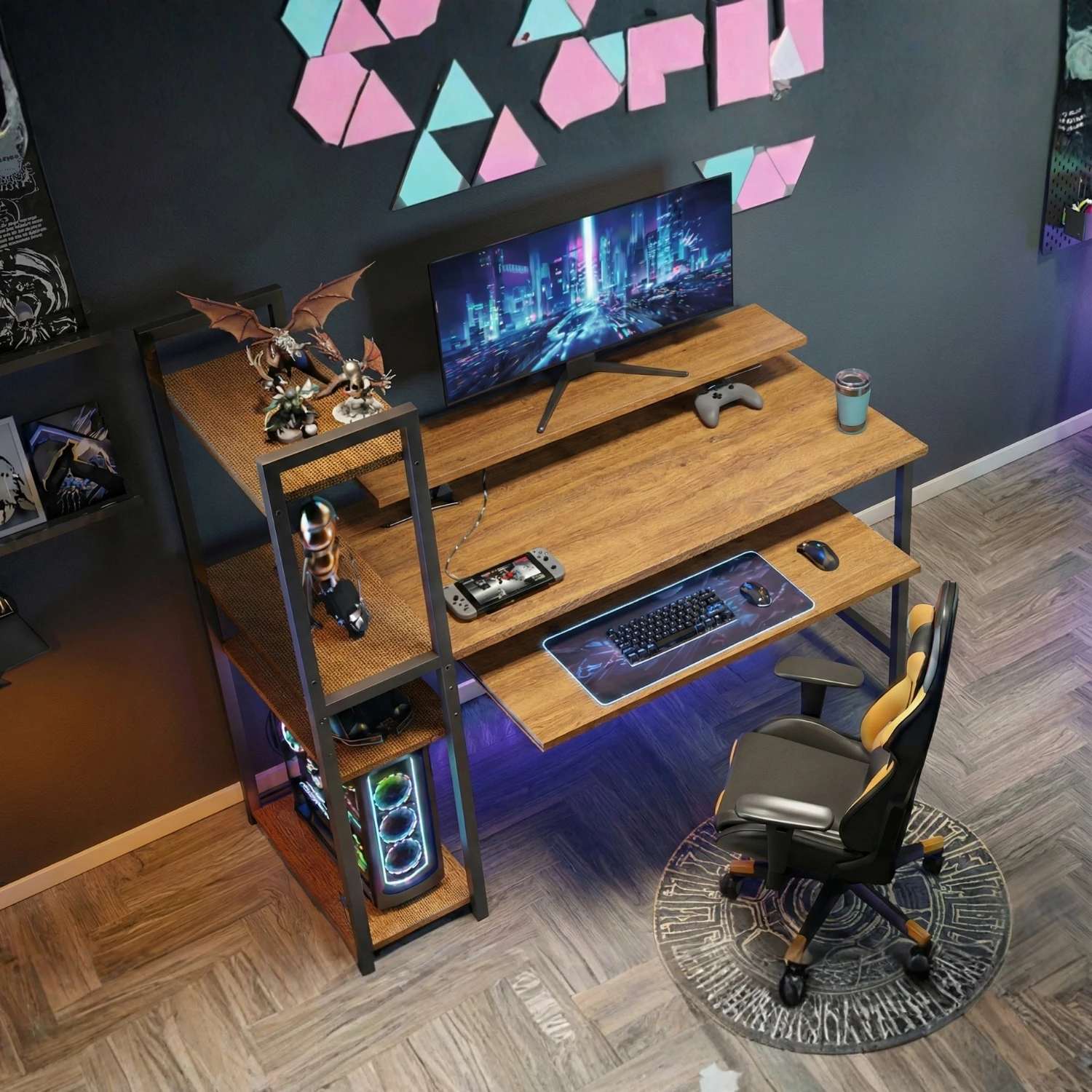 Ergo Desk - Coach Wood