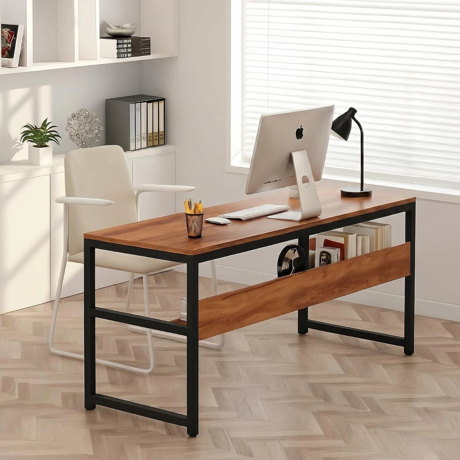 Flam desk- 120 cm - Forest