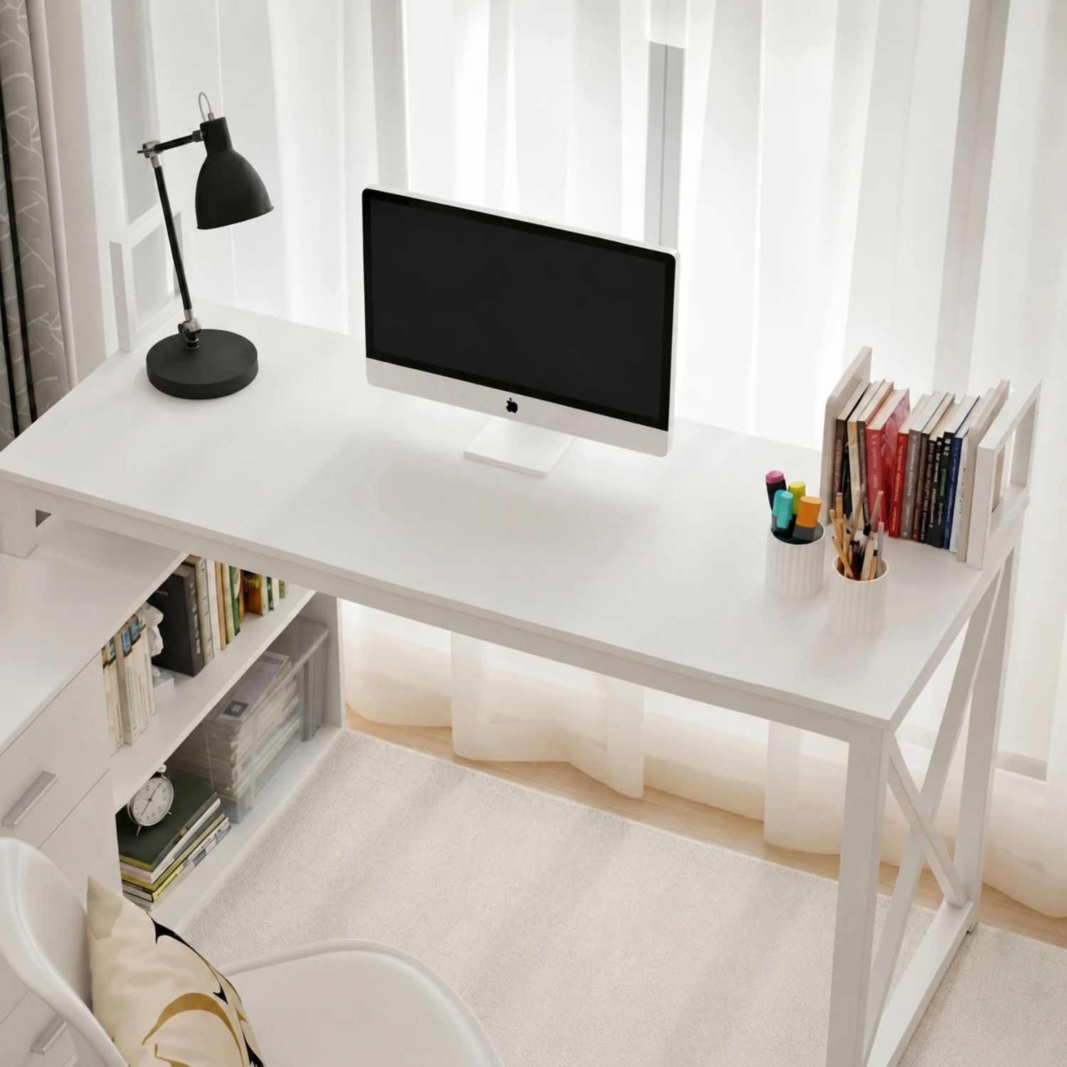 Latwon L Shape Desk (Left Side)