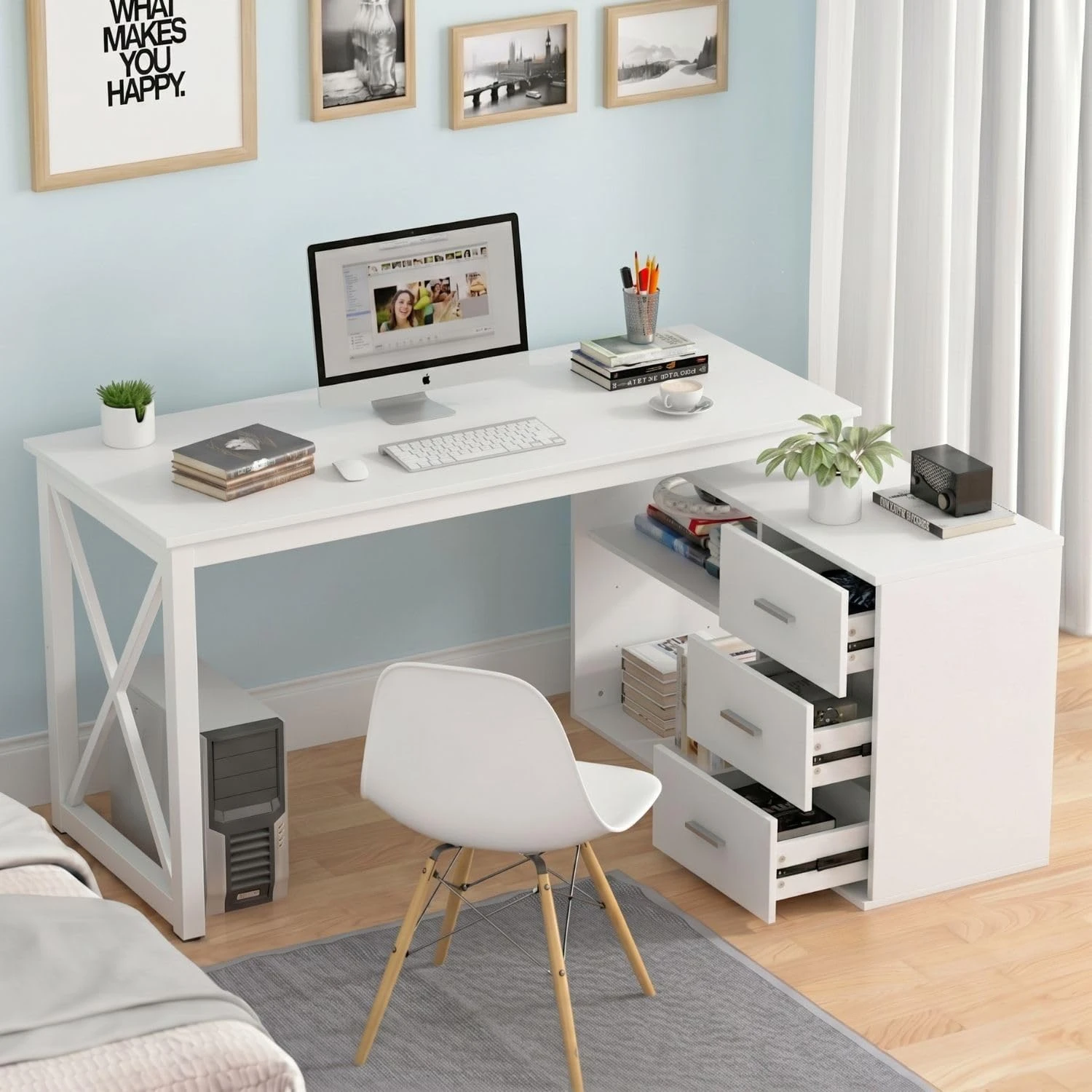 Latwon L Shape Desk