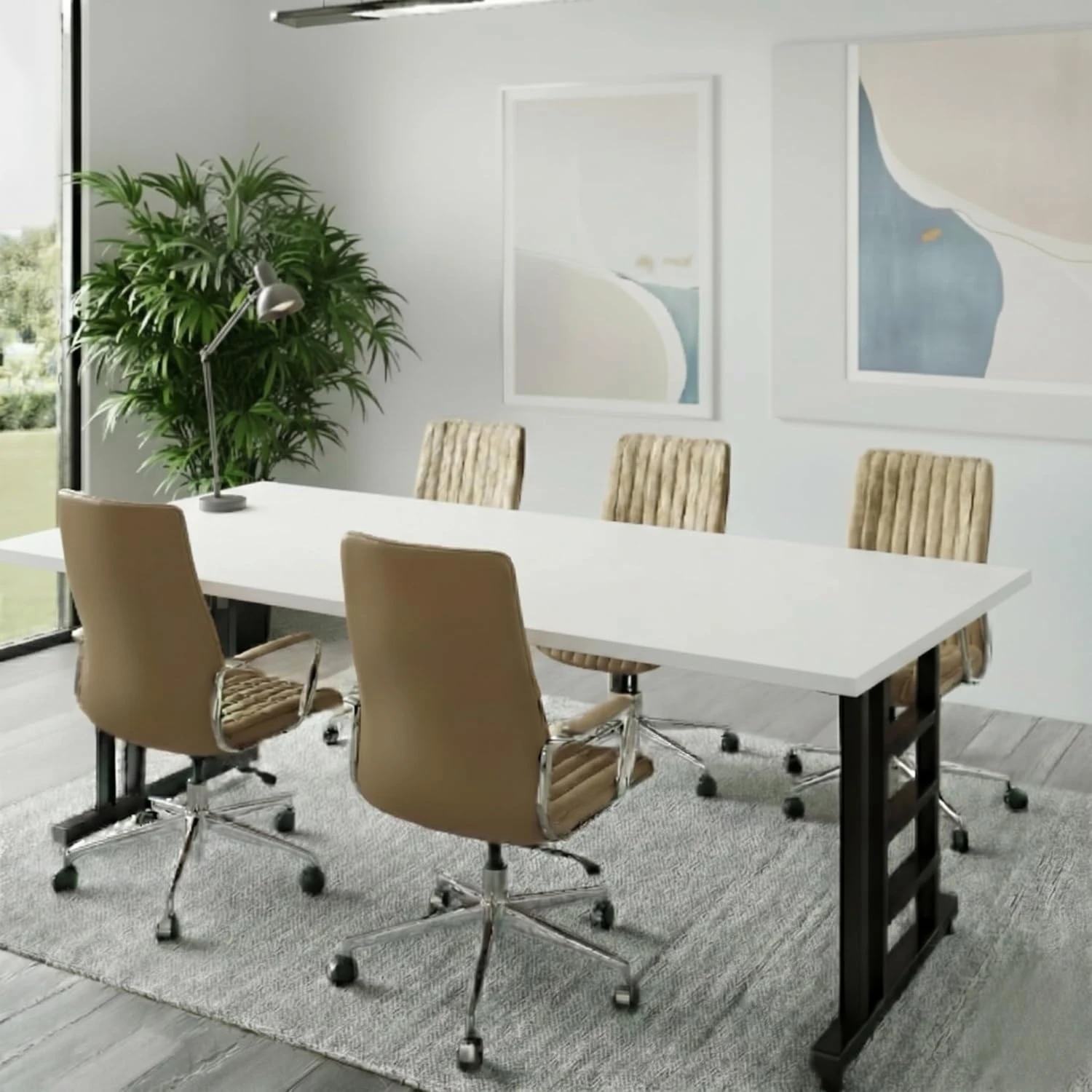 Evon Desk 180- White