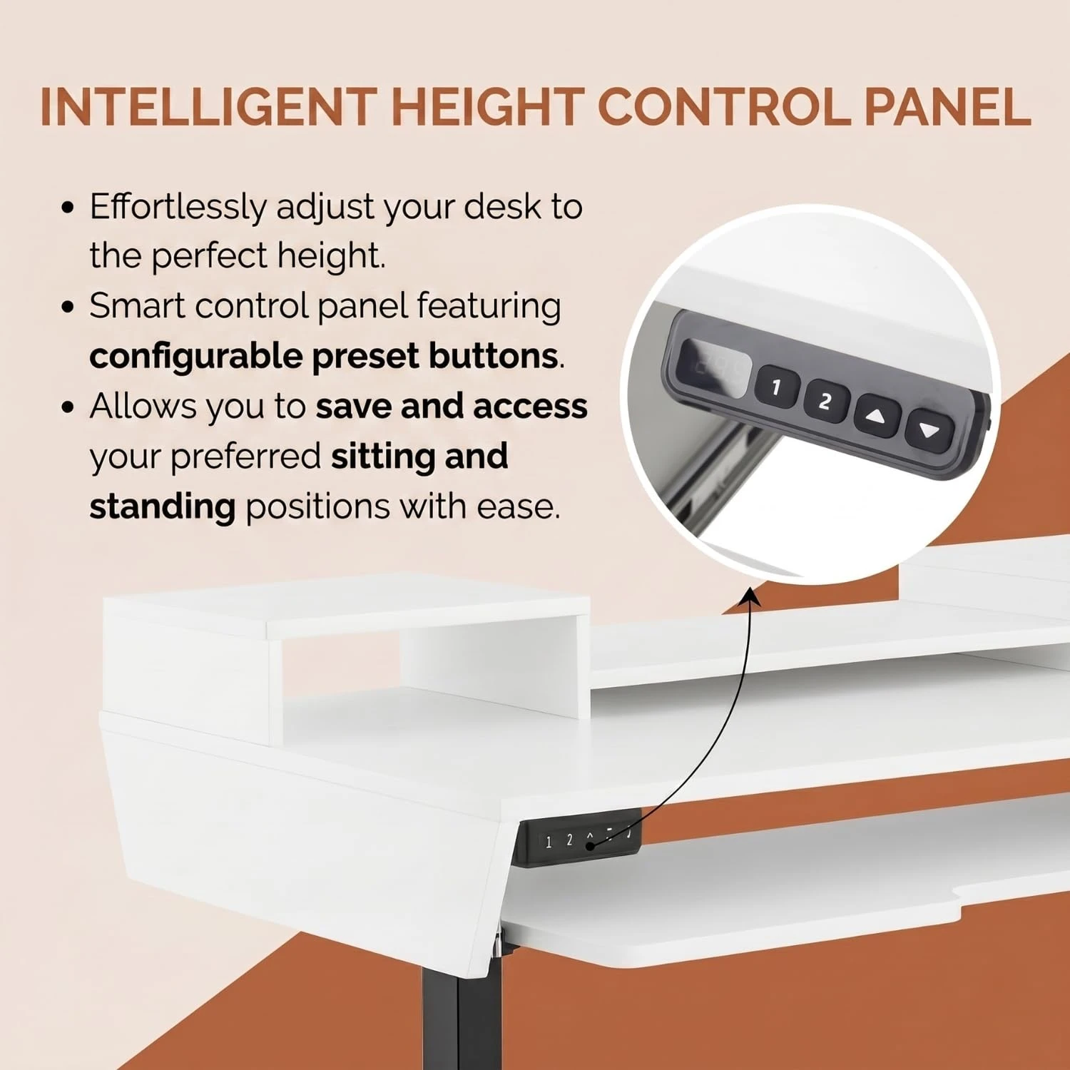 Kreate Studio desk - white