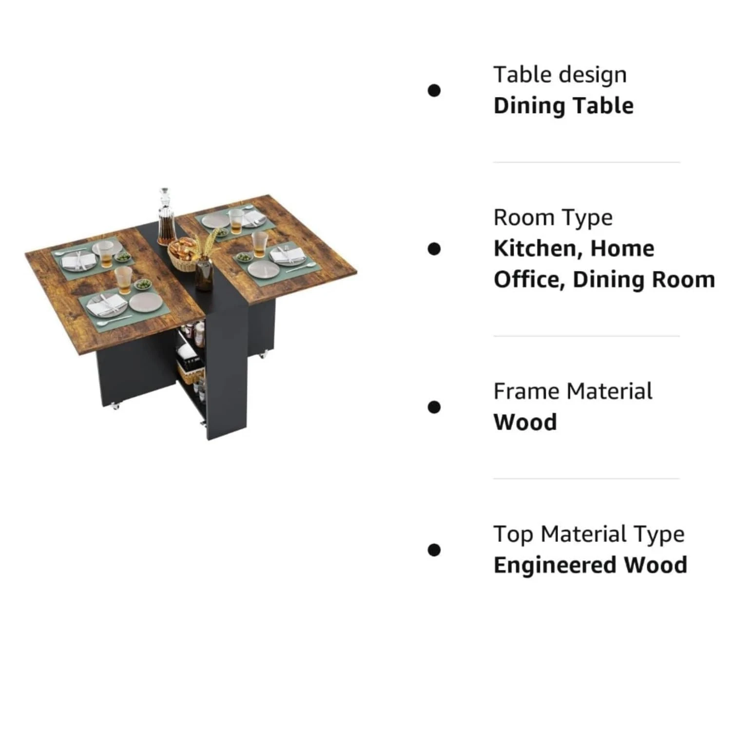Peyton Dining Table (Brown)
