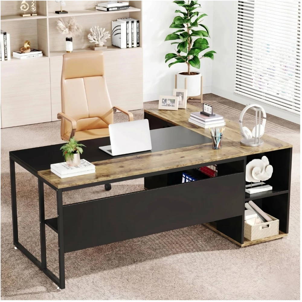 Director's Desk (Left Side Storage)