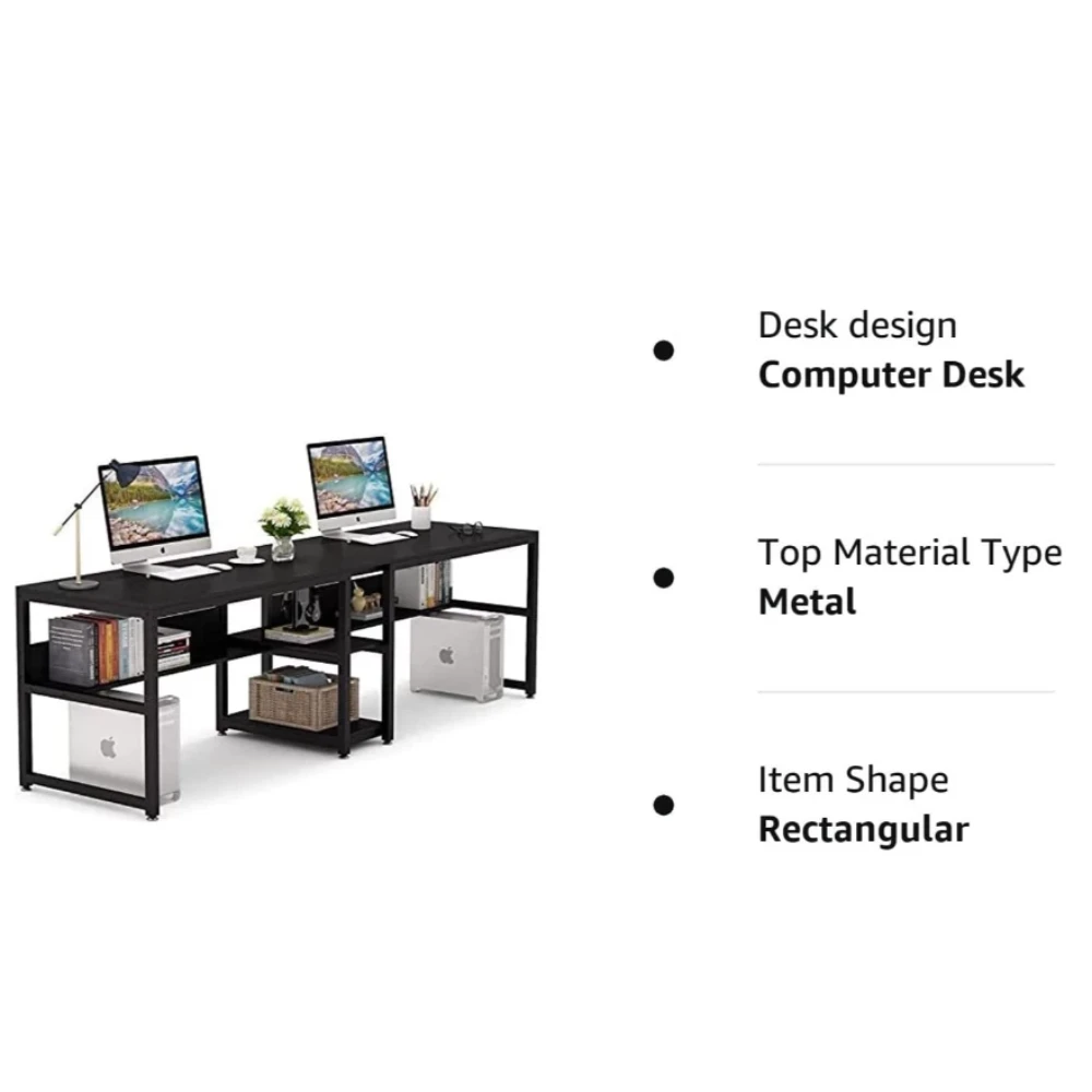 Lancster workstation (240 CM/Black)