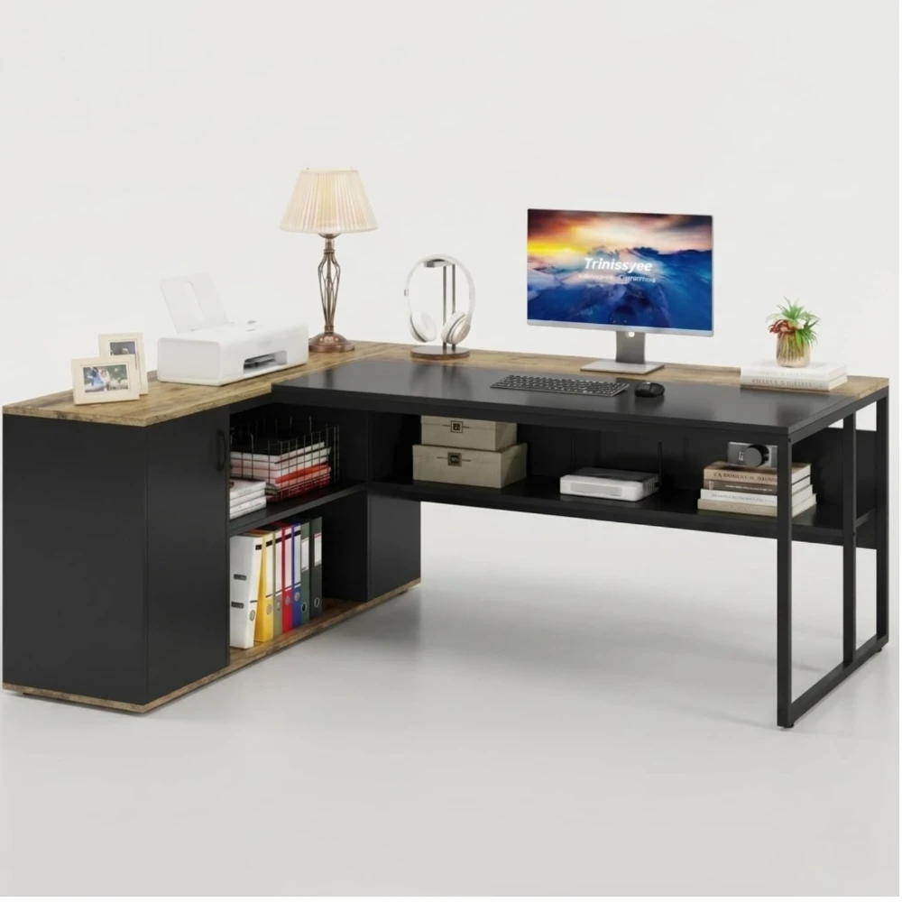 Director's Desk (Left Side Storage)
