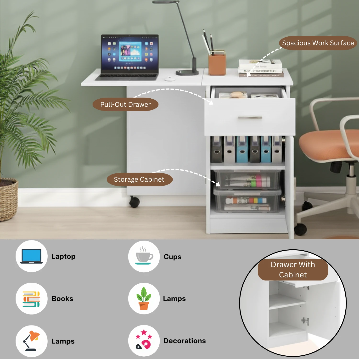 Clipper Foldable Desk