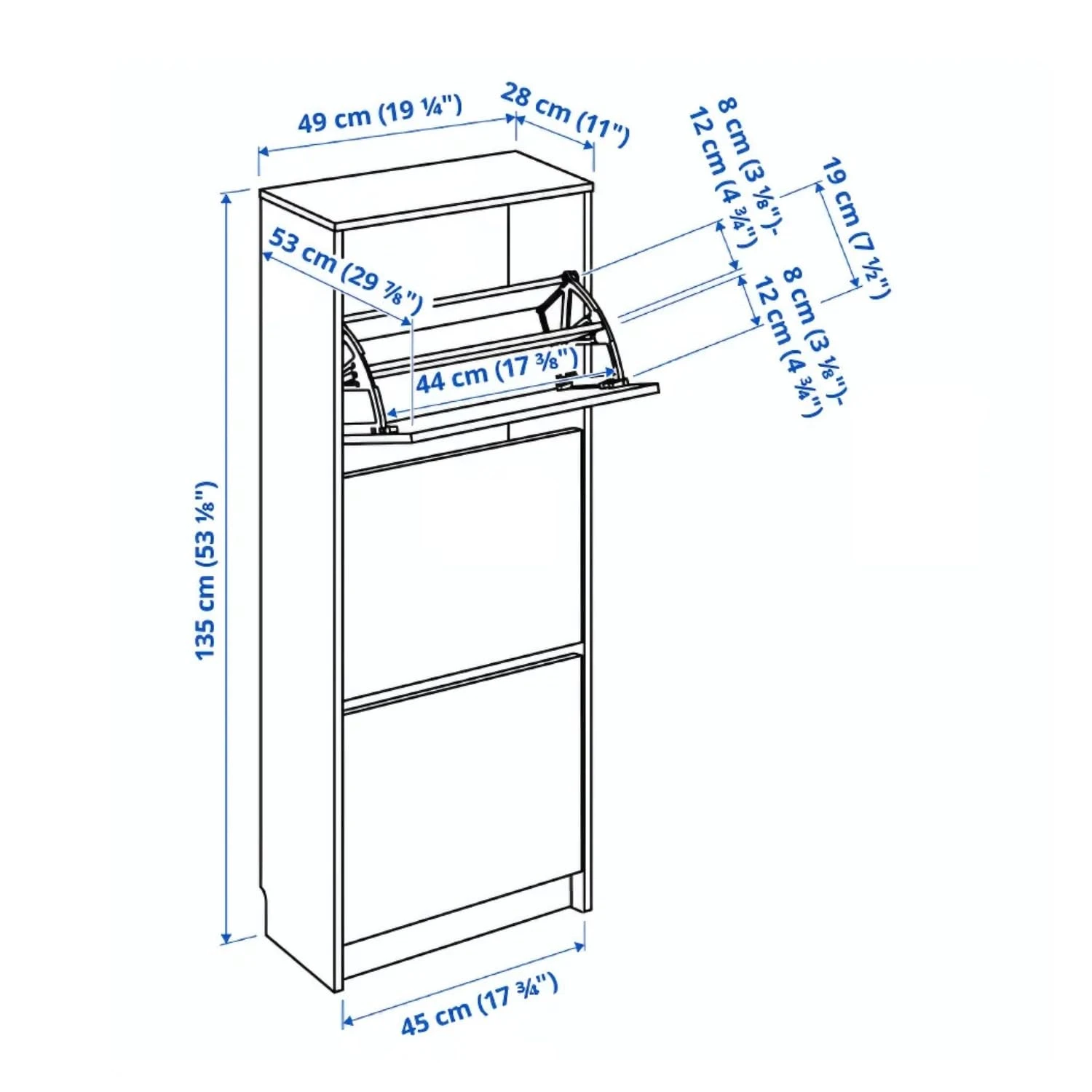 3-Tier Shoe Rack