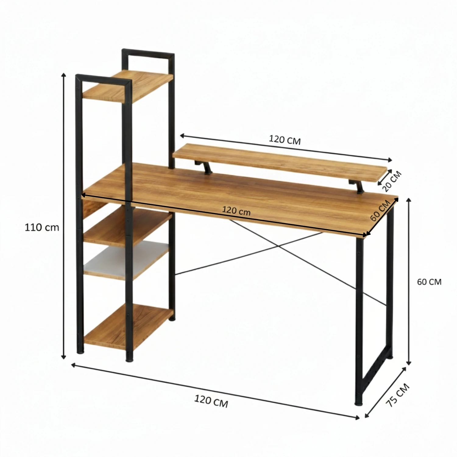 Ergo Desk - Coach Wood
