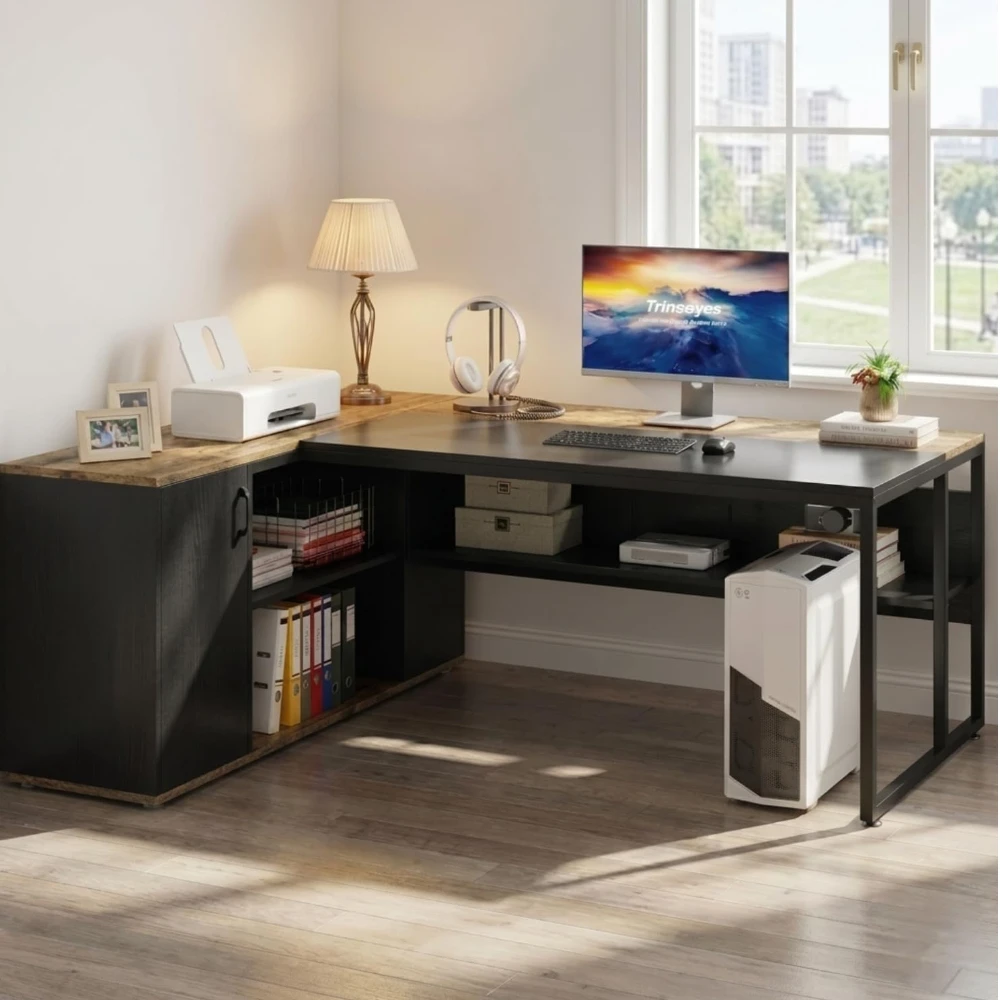 Director's Desk (Left Side Storage)