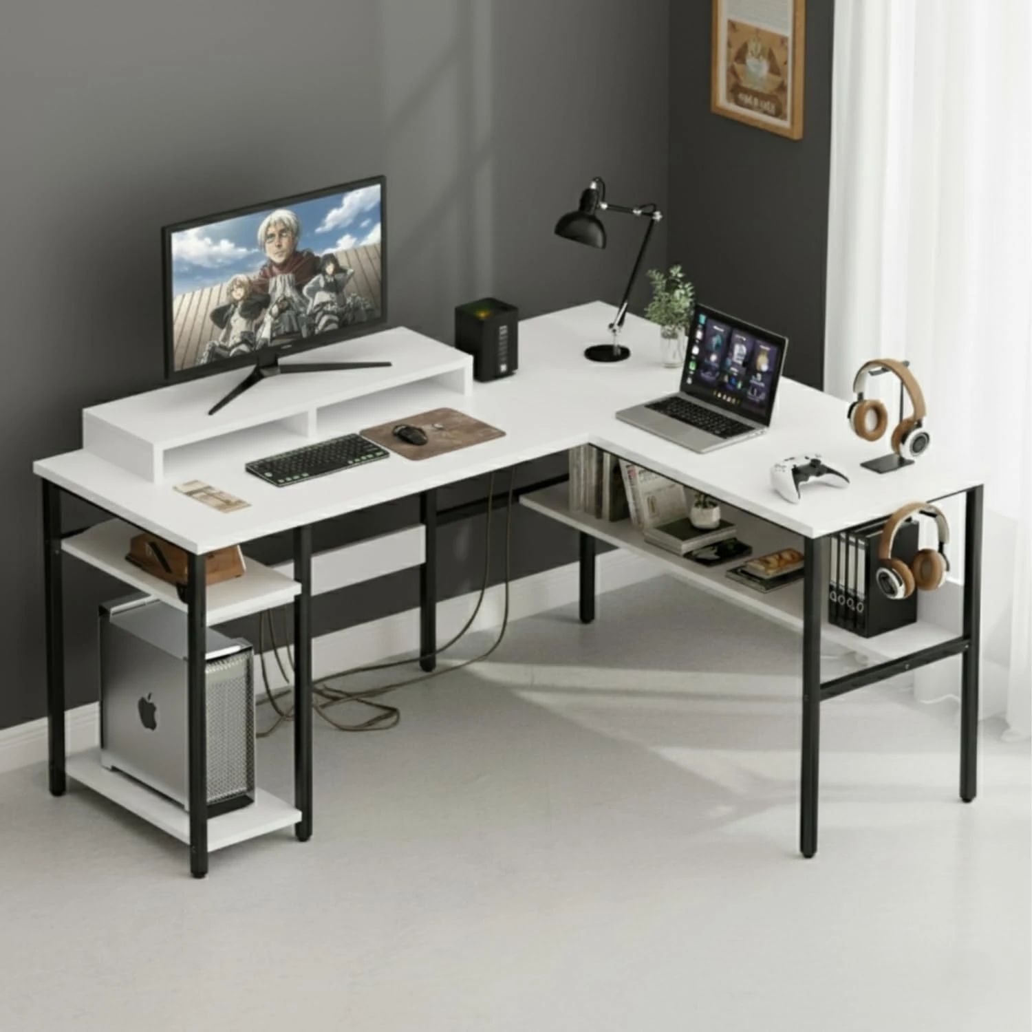 Daino Desk (White)