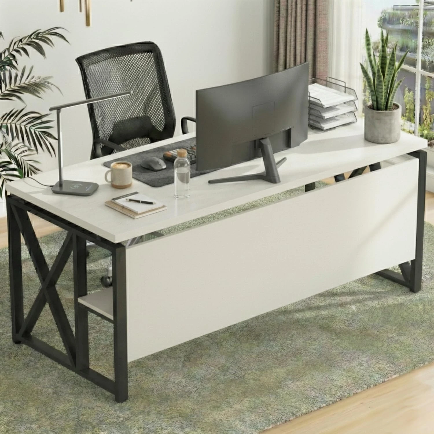 Burako Executive desk (White)