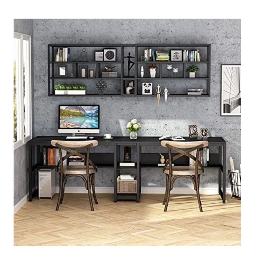 Lancster workstation (200 CM (Regular)/Black)