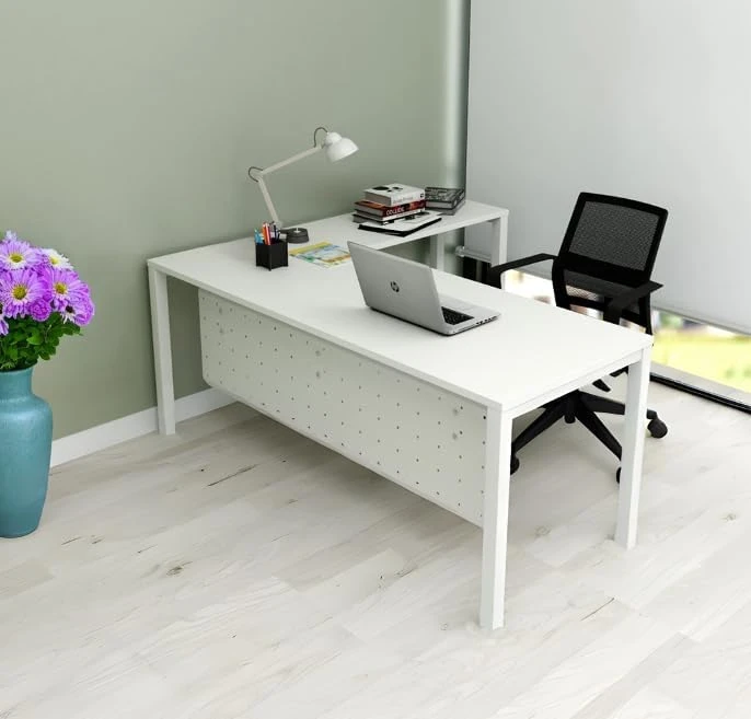 PolarPearl L-Shape (White/180 CM)