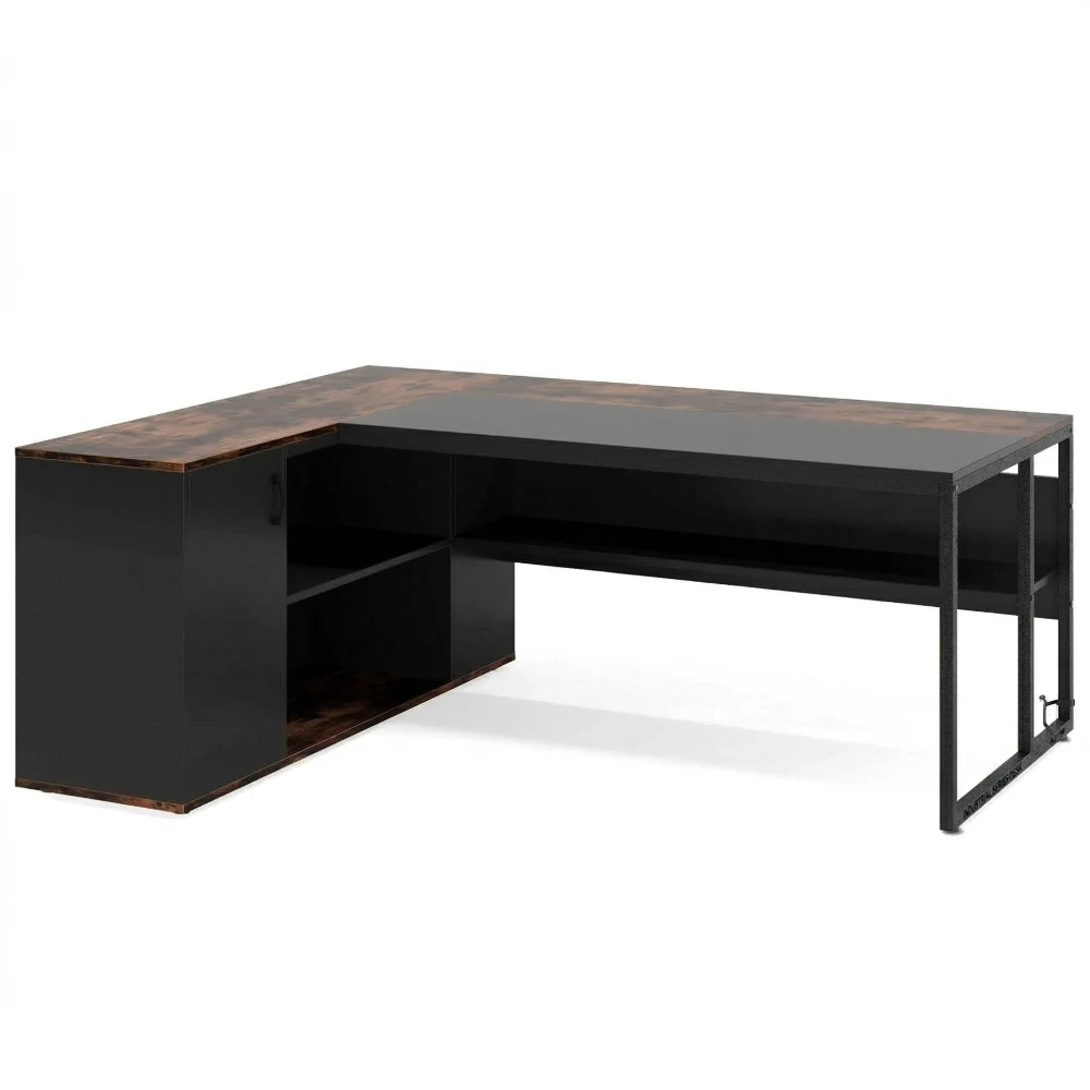 Director's Desk (Left Side Storage)