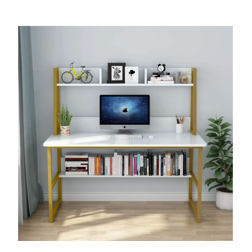 Multilayer lower shelf - White & Gold