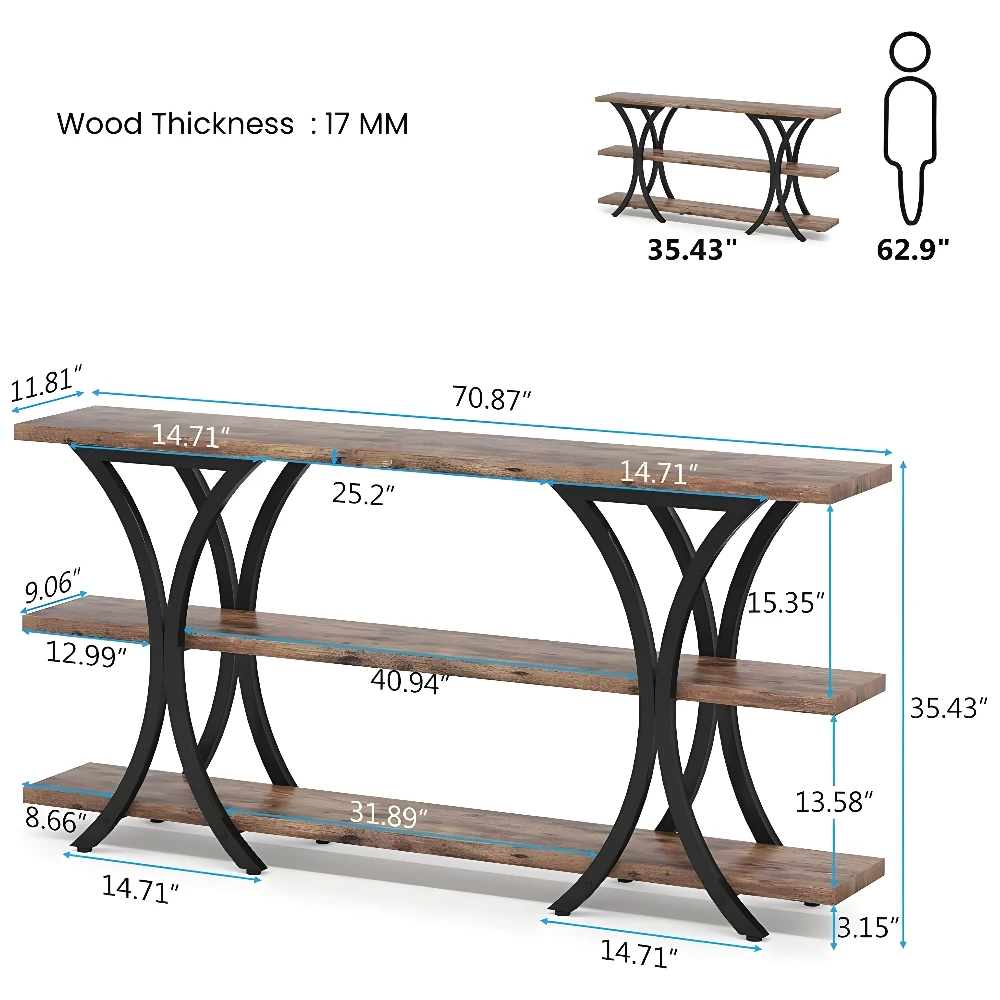 Curve console table  (180)