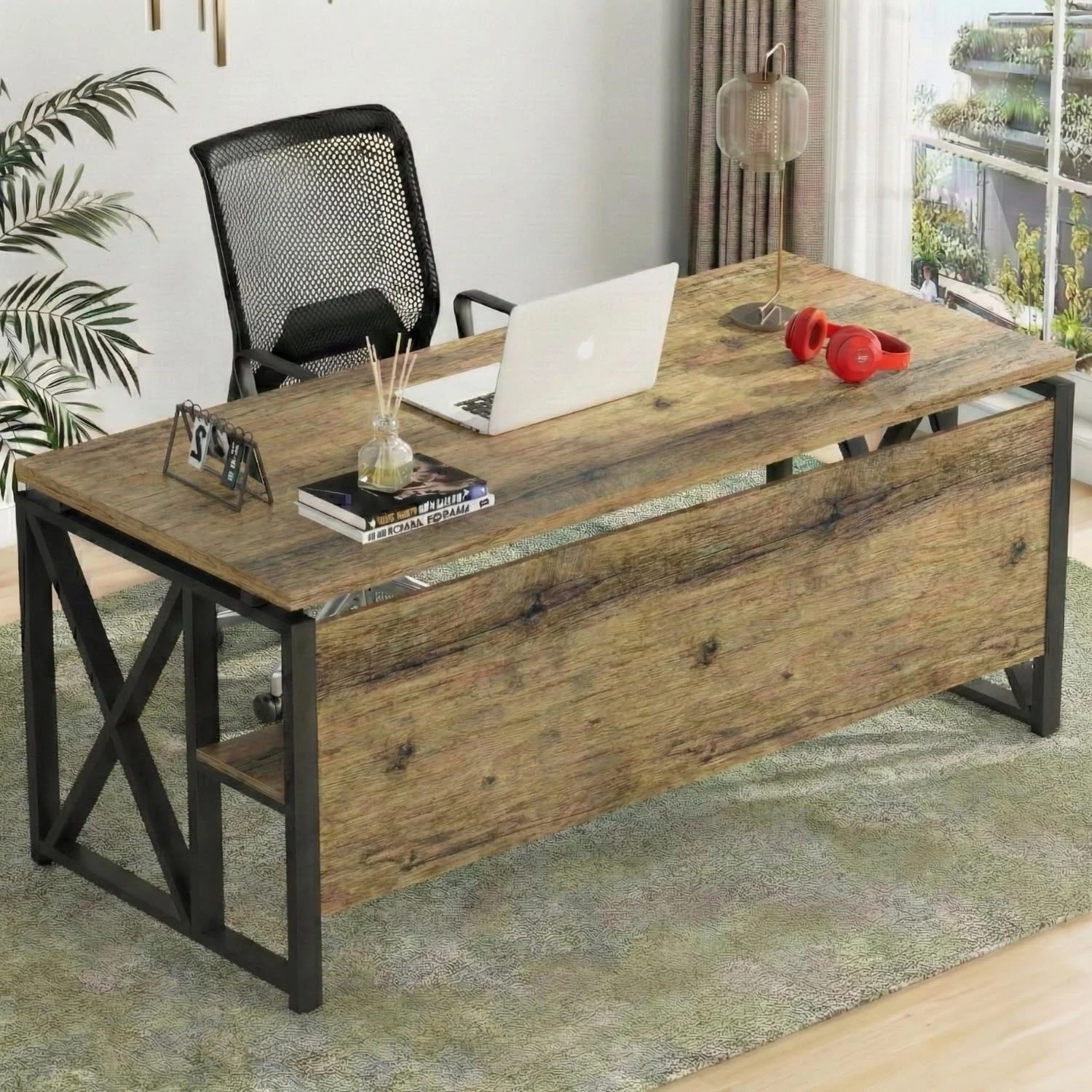 Burako Executive desk (Brown)