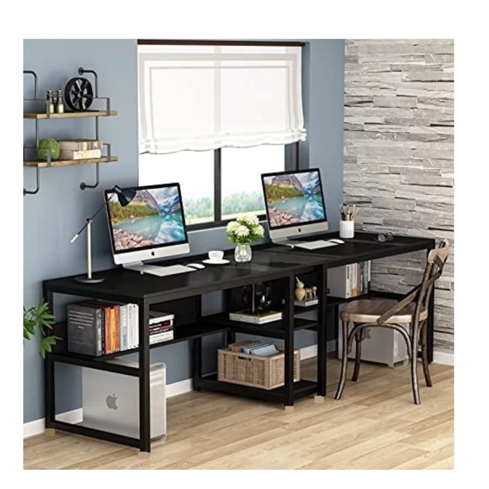Lancster workstation (200 CM (Regular)/Black)