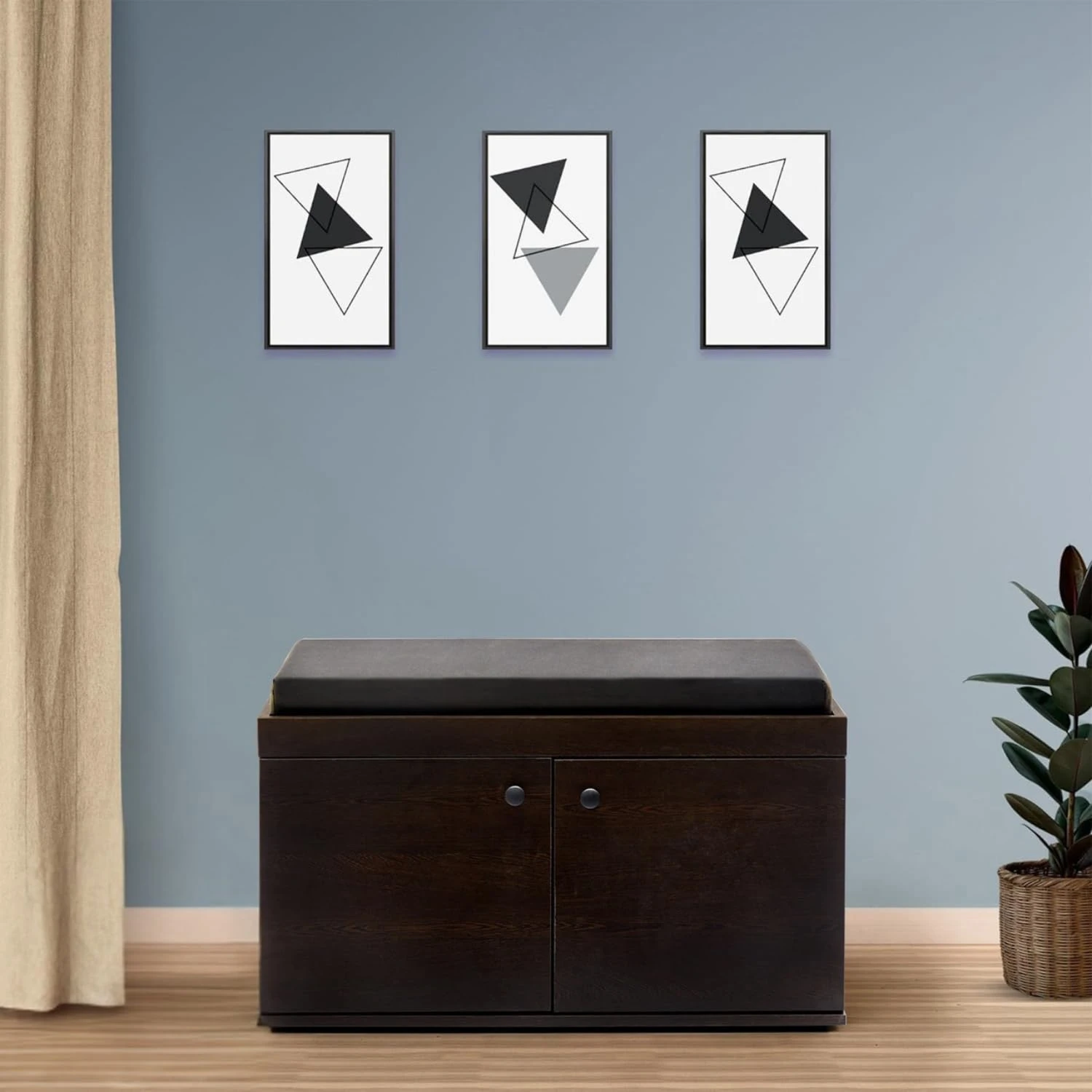 Plato Seating Shoe Rack with Cushion