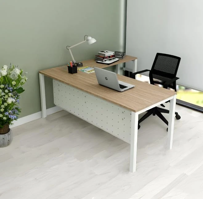 PolarPearl L-Shape (Walnut/180 CM)