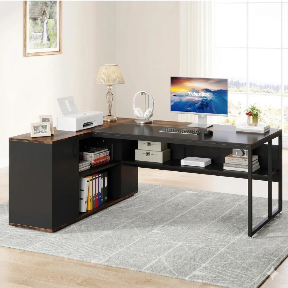 Director's Desk (Left Side Storage)