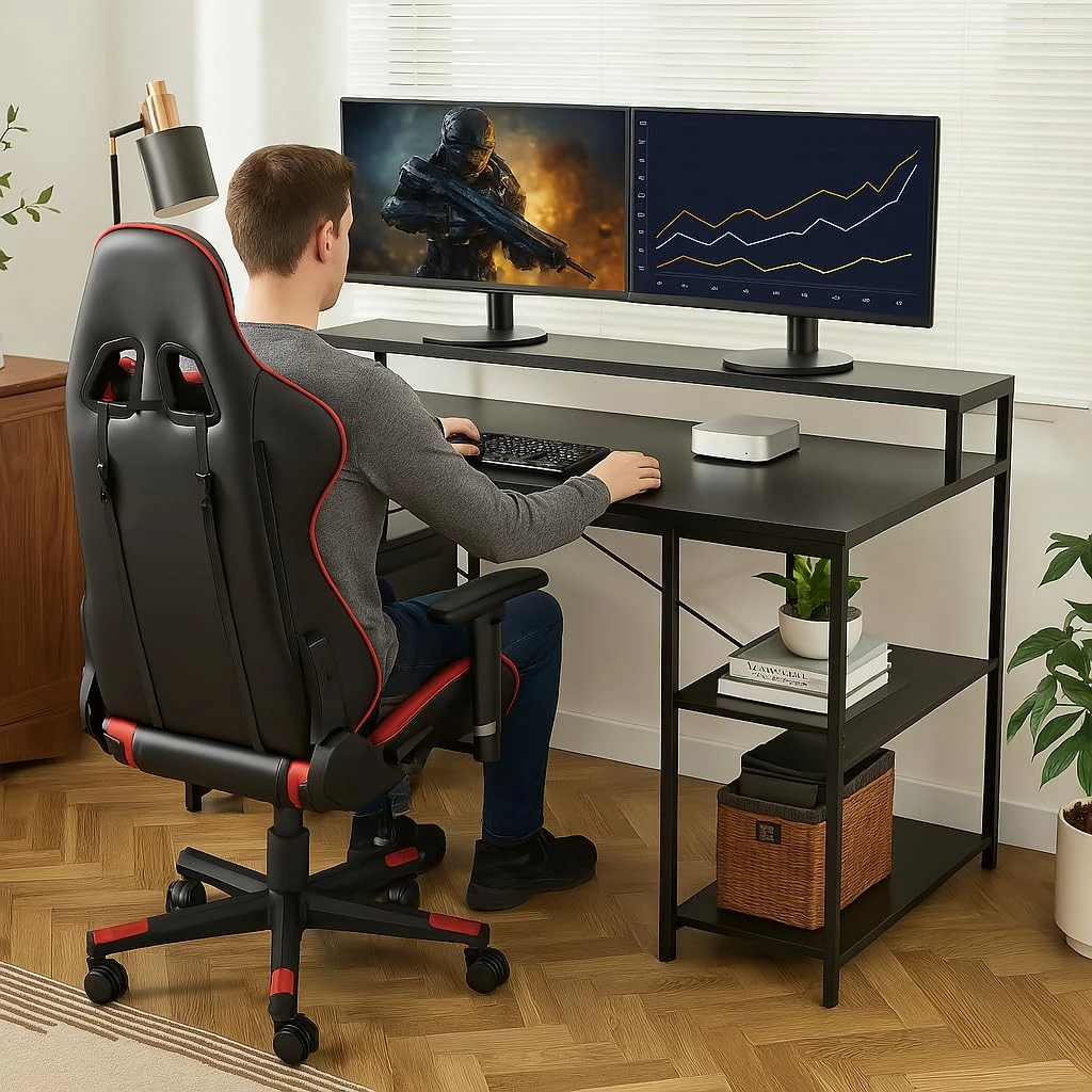 Trio Desk (150 Cm/Black)