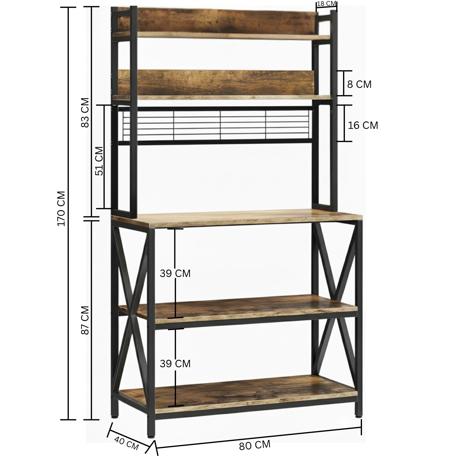 Lita Microwave Oven Stand (80)