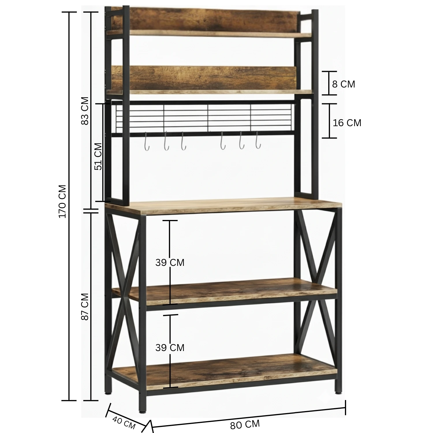 Lita Microwave Oven Stand (80)