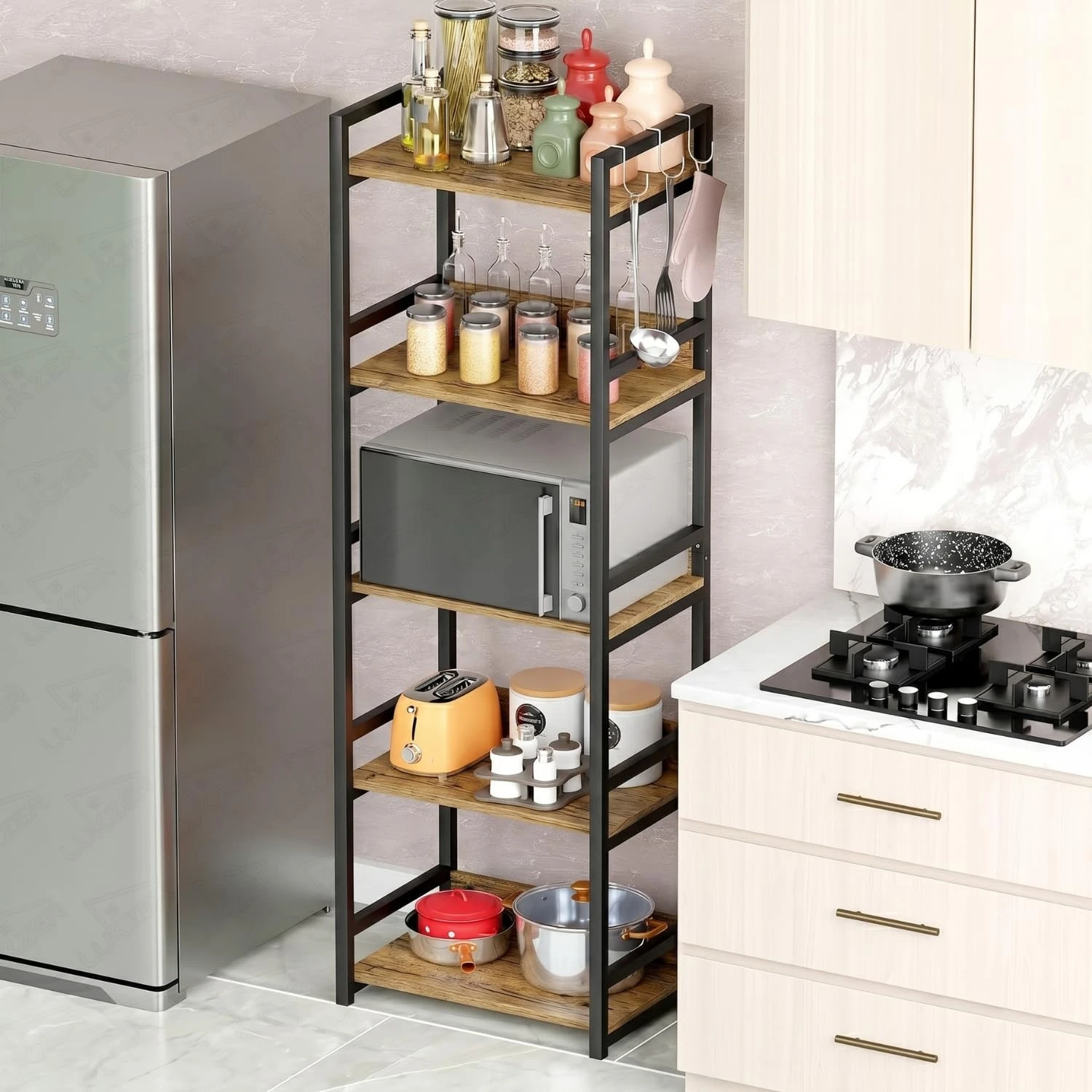Noxy 5 layer Microwave stand