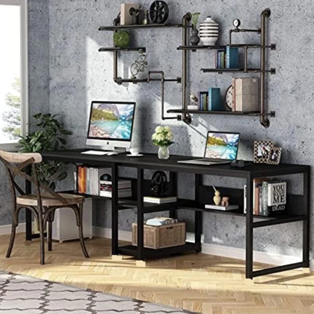 Lancster workstation (240 CM/Black)
