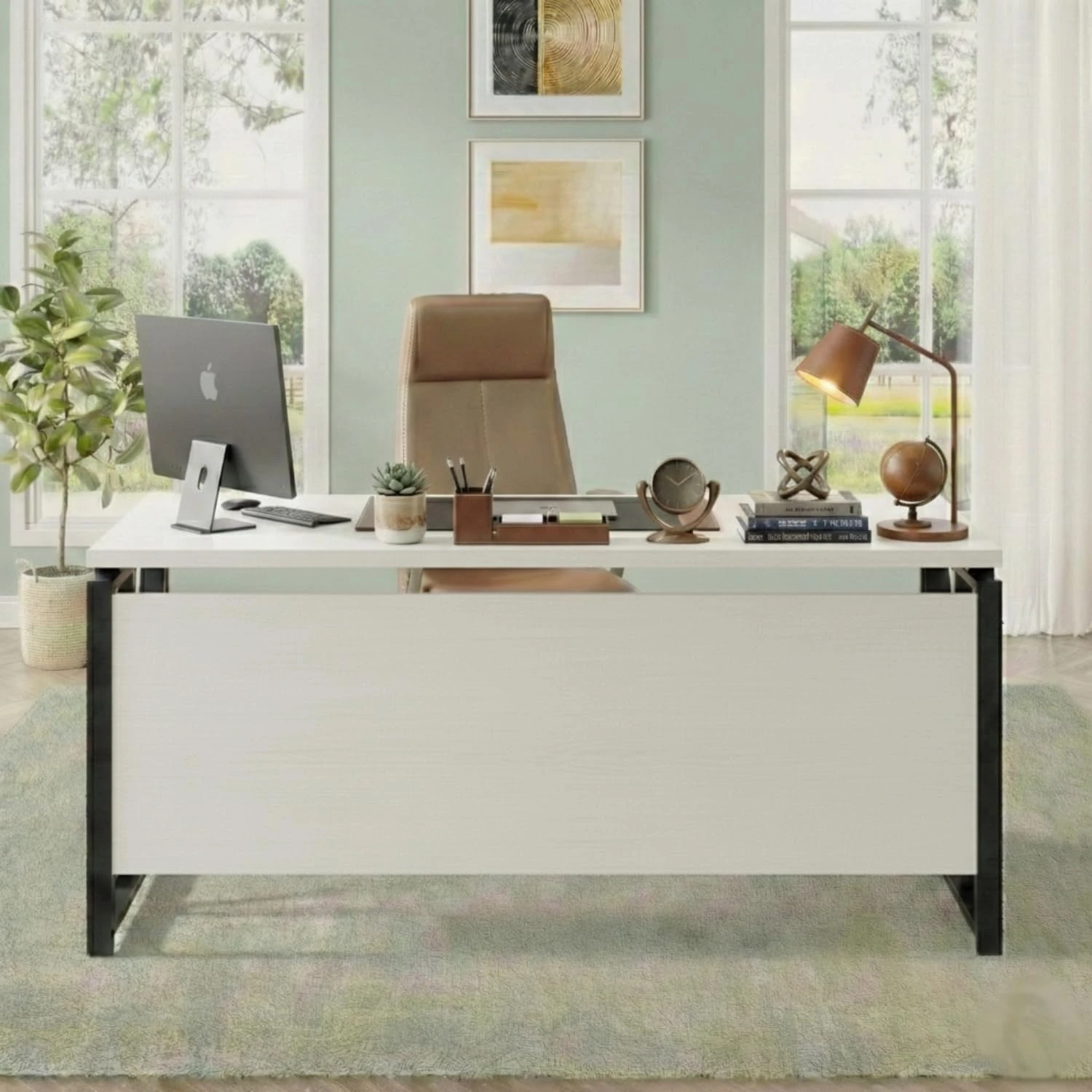 Burako Executive desk (White)