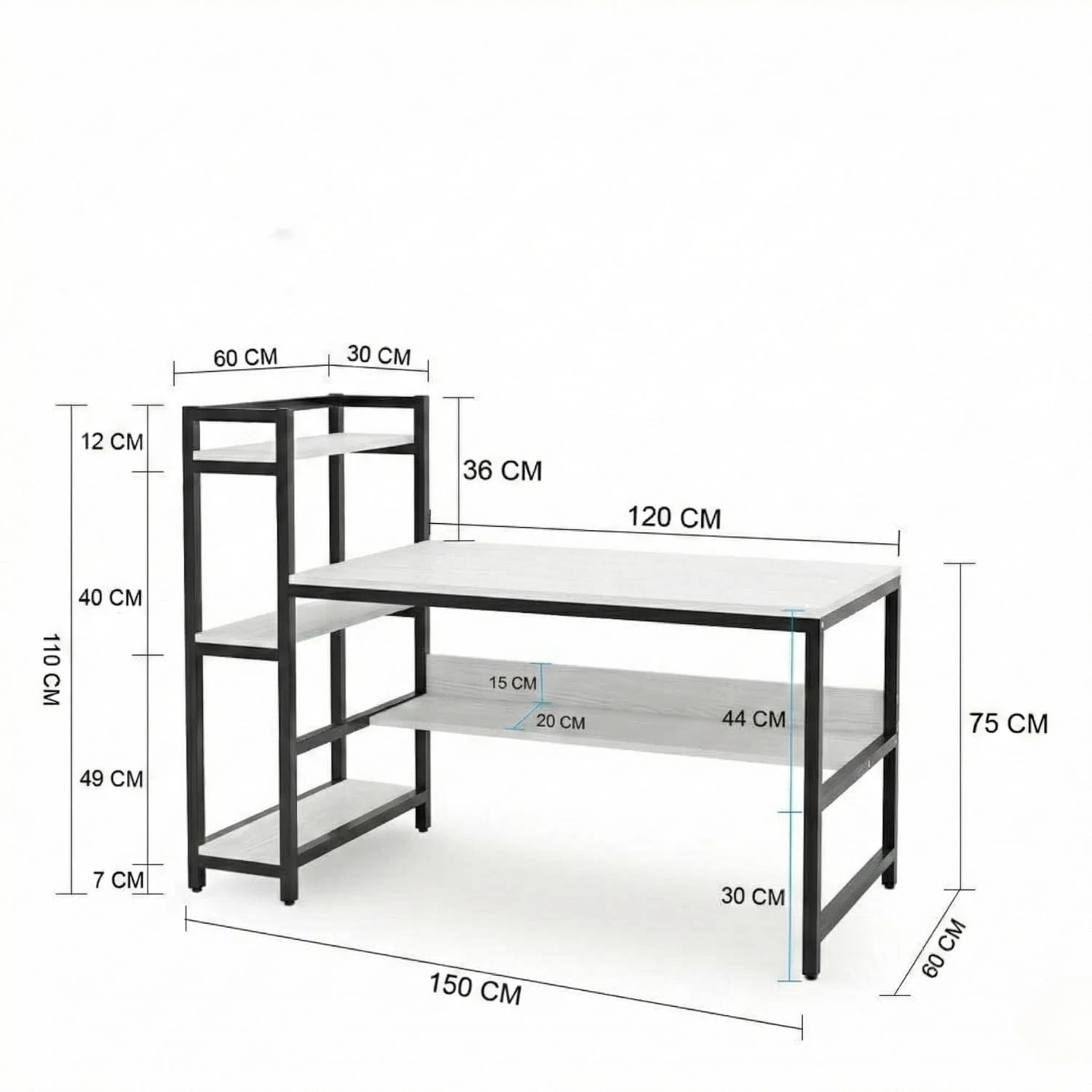 Bravo desk (White)