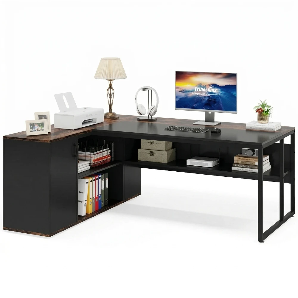 Director's Desk (Left Side Storage)