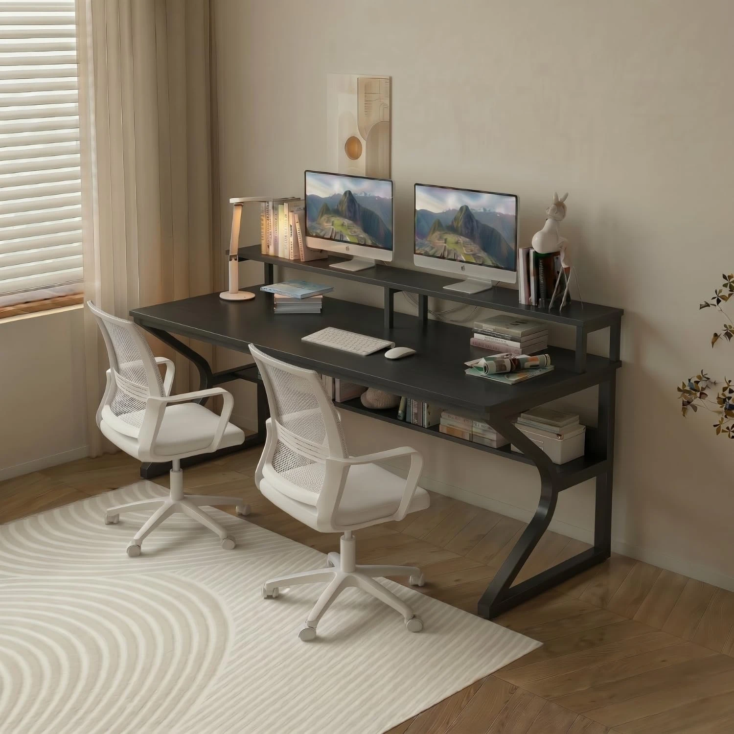 Qri Desk (Black/120 CM)