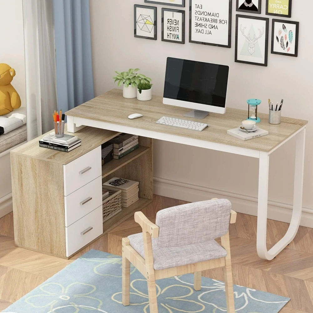 Credenza Desk (Left Side Storage)