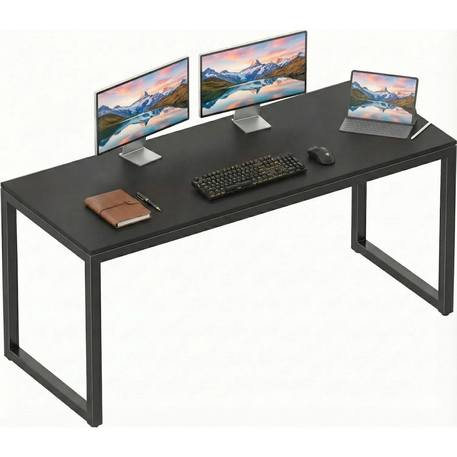 Radix Desk - Ghana Teak (Black)