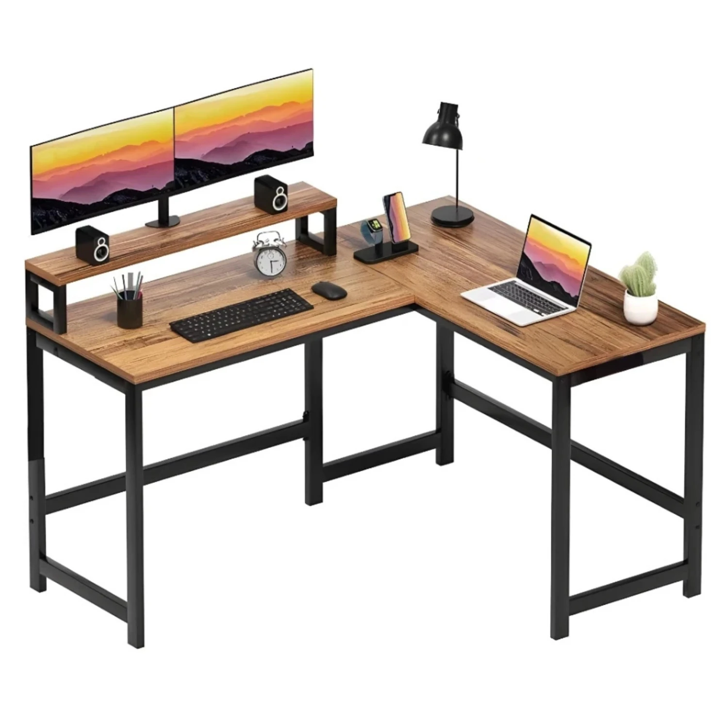 BattleStation Desk 128 cm (Brown)