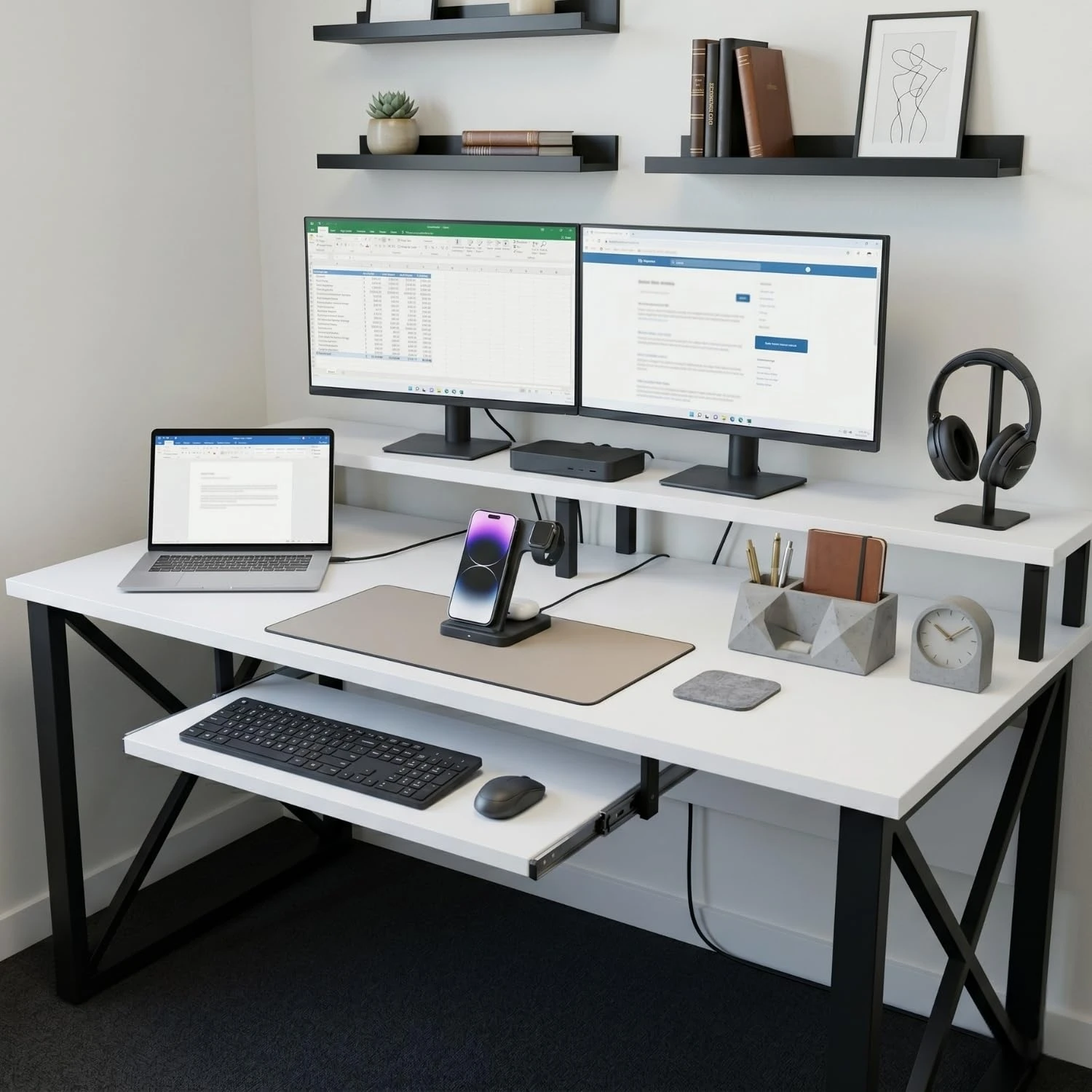 Volt Desk - 150 CM(White)