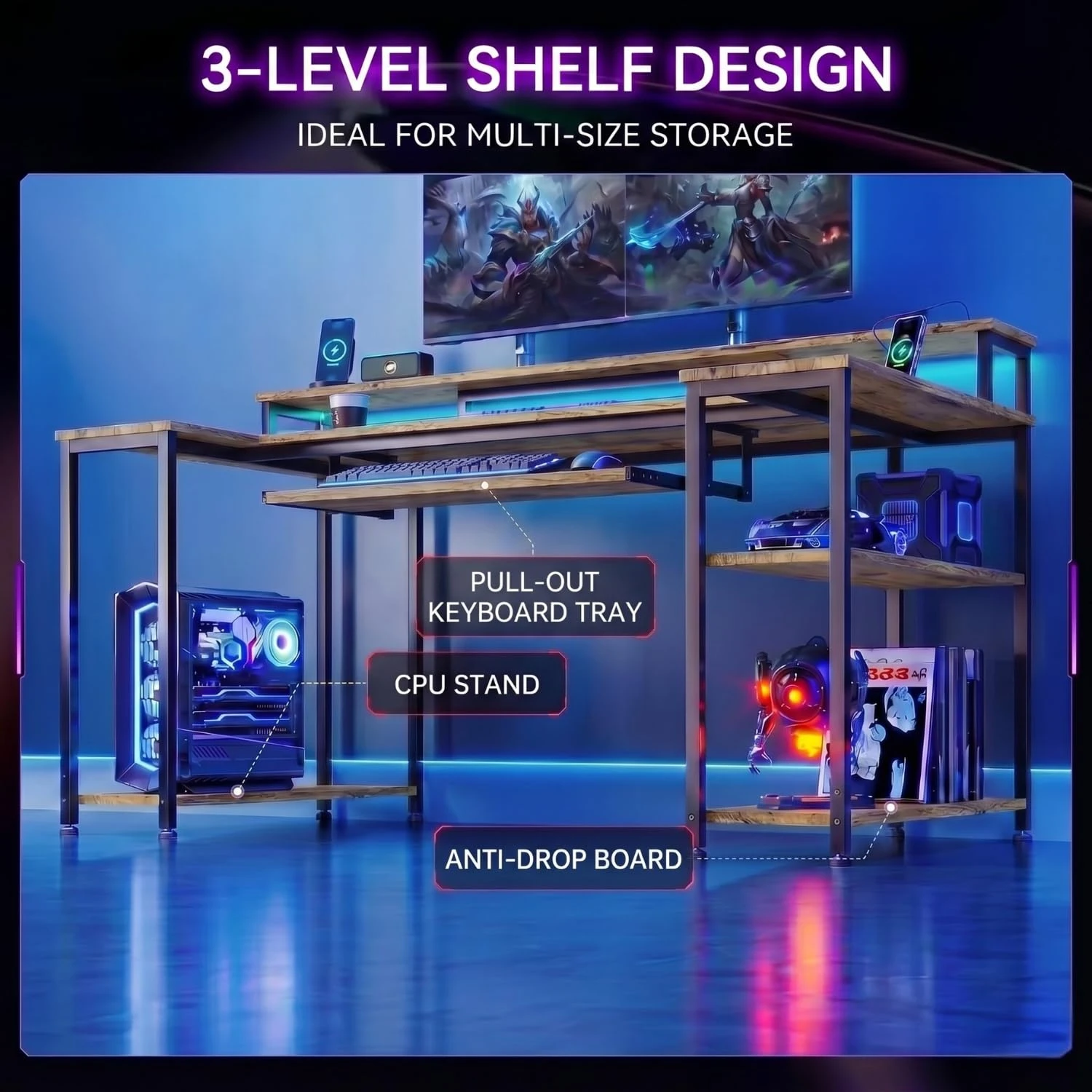 Gamz Desk - 150 Cm