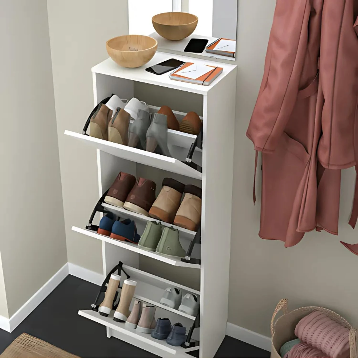 3-Tier Shoe Rack