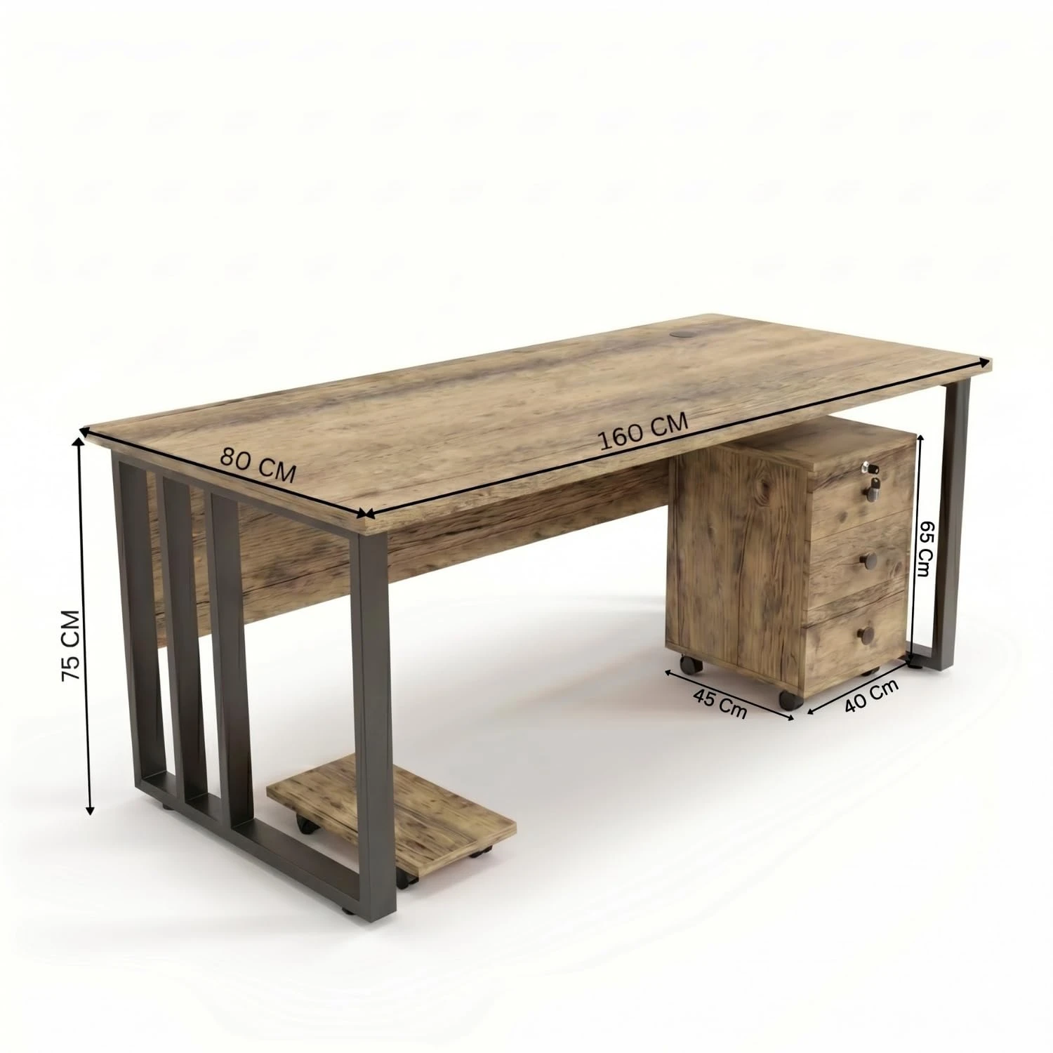 Ston executive desk - With Storage