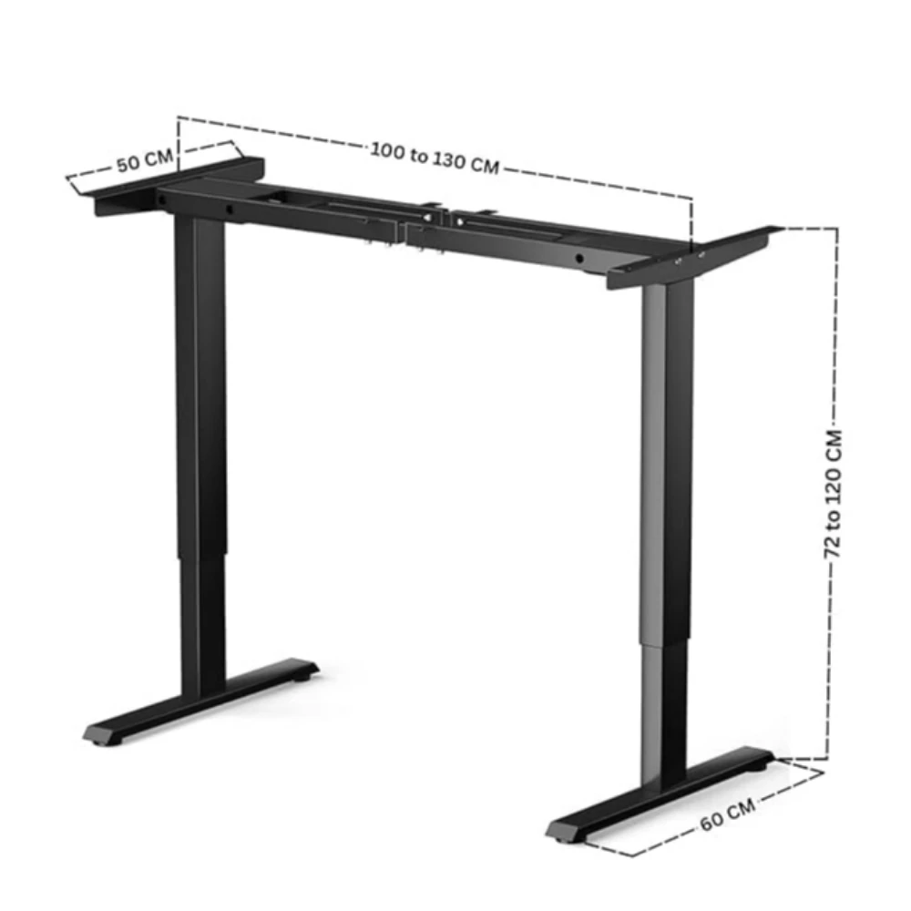 Height Adjustable Desk (Only Frame/Dual Motor)