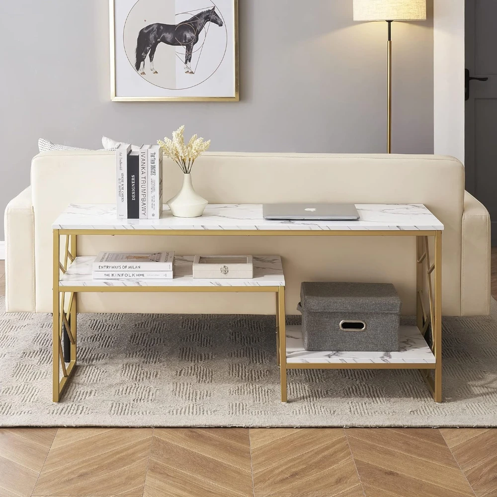 Staggered Console Table