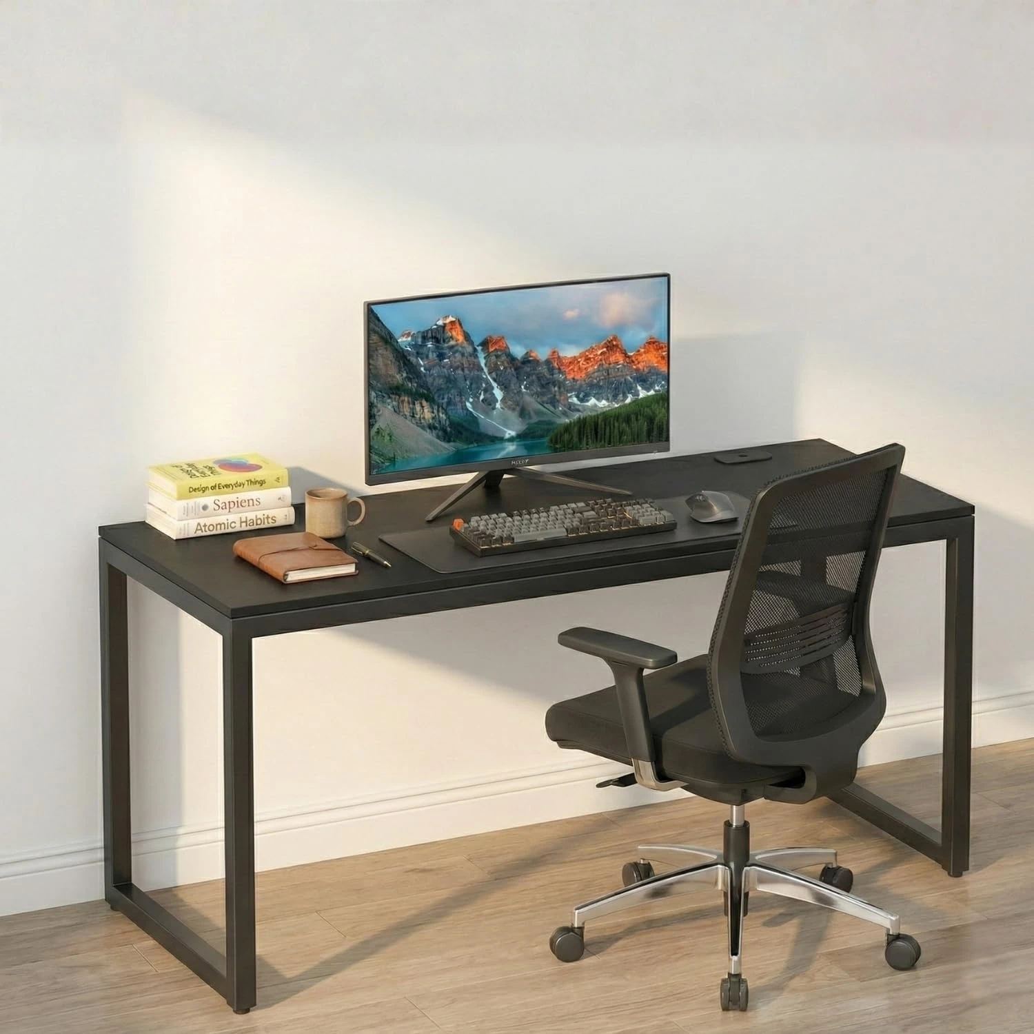 Radix Desk - Ghana Teak (Black)