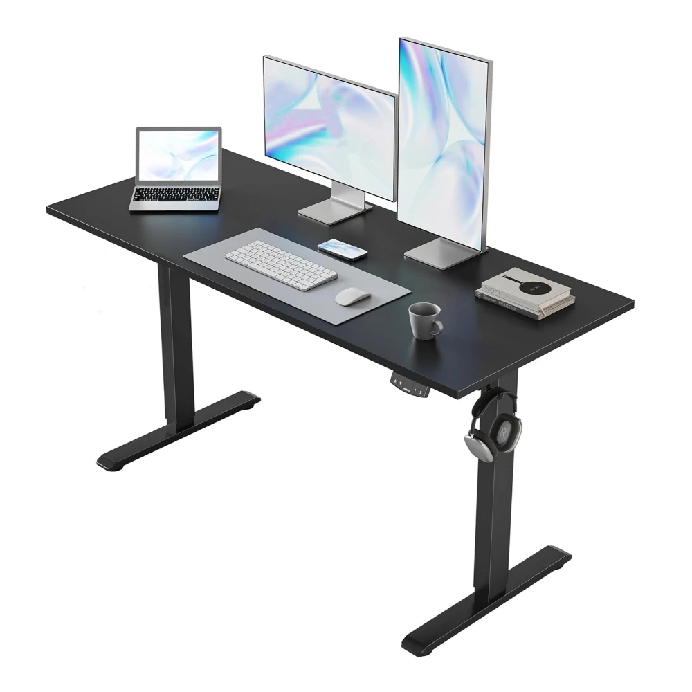 Height Adjustable Desk (Black/Dual Motor)