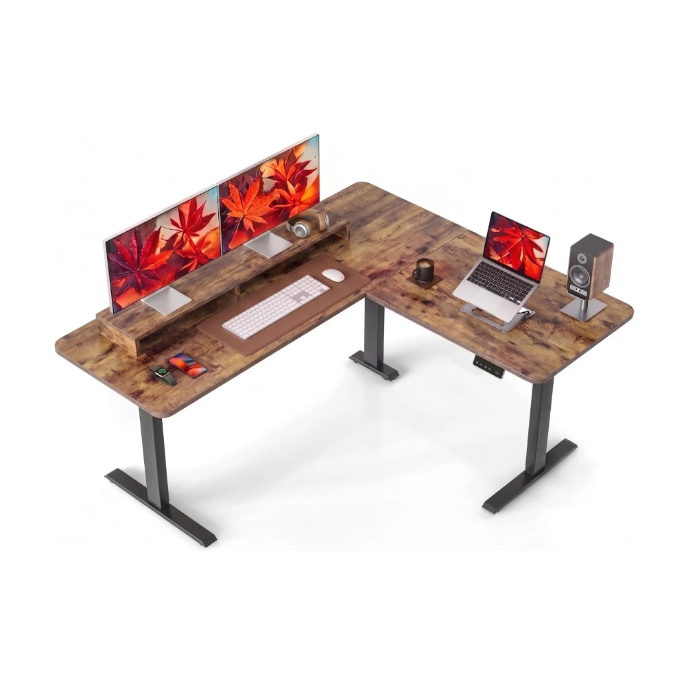 Graph L Shape Desk (Forest)
