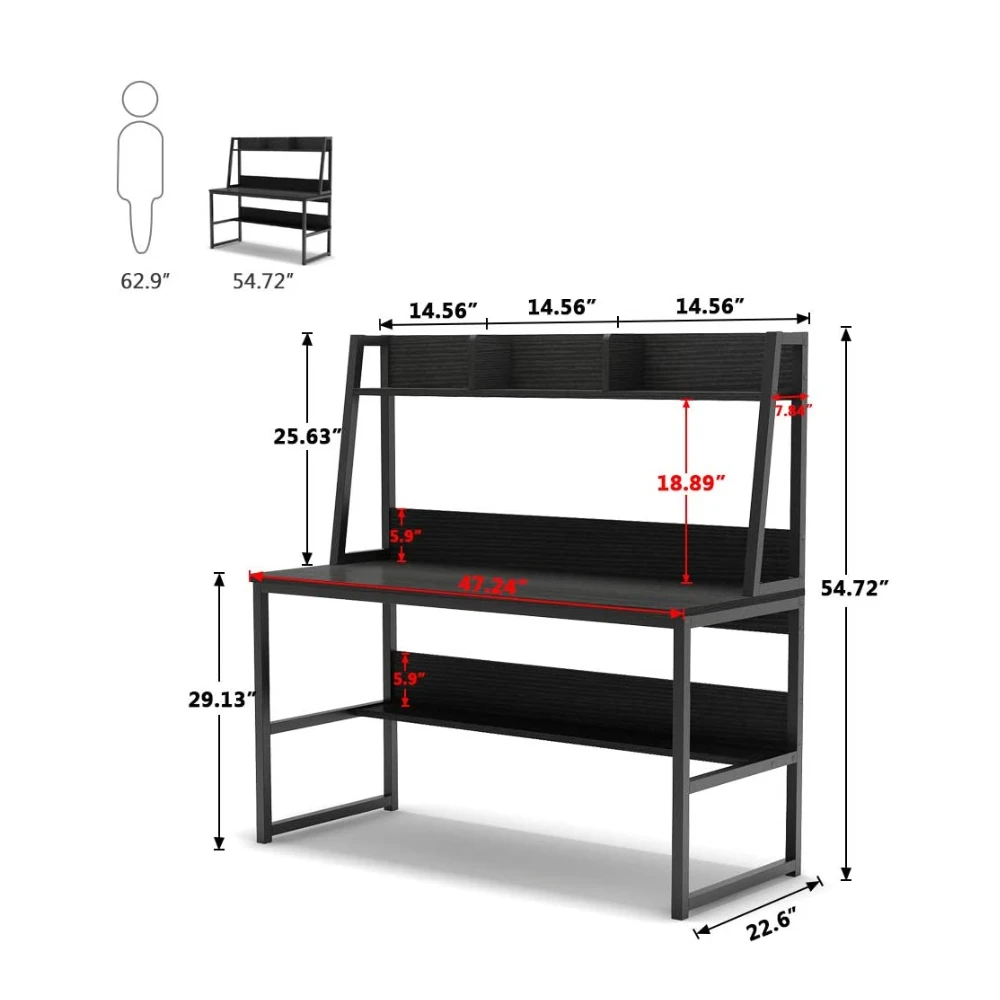 Multilayer lower shelf - Black
