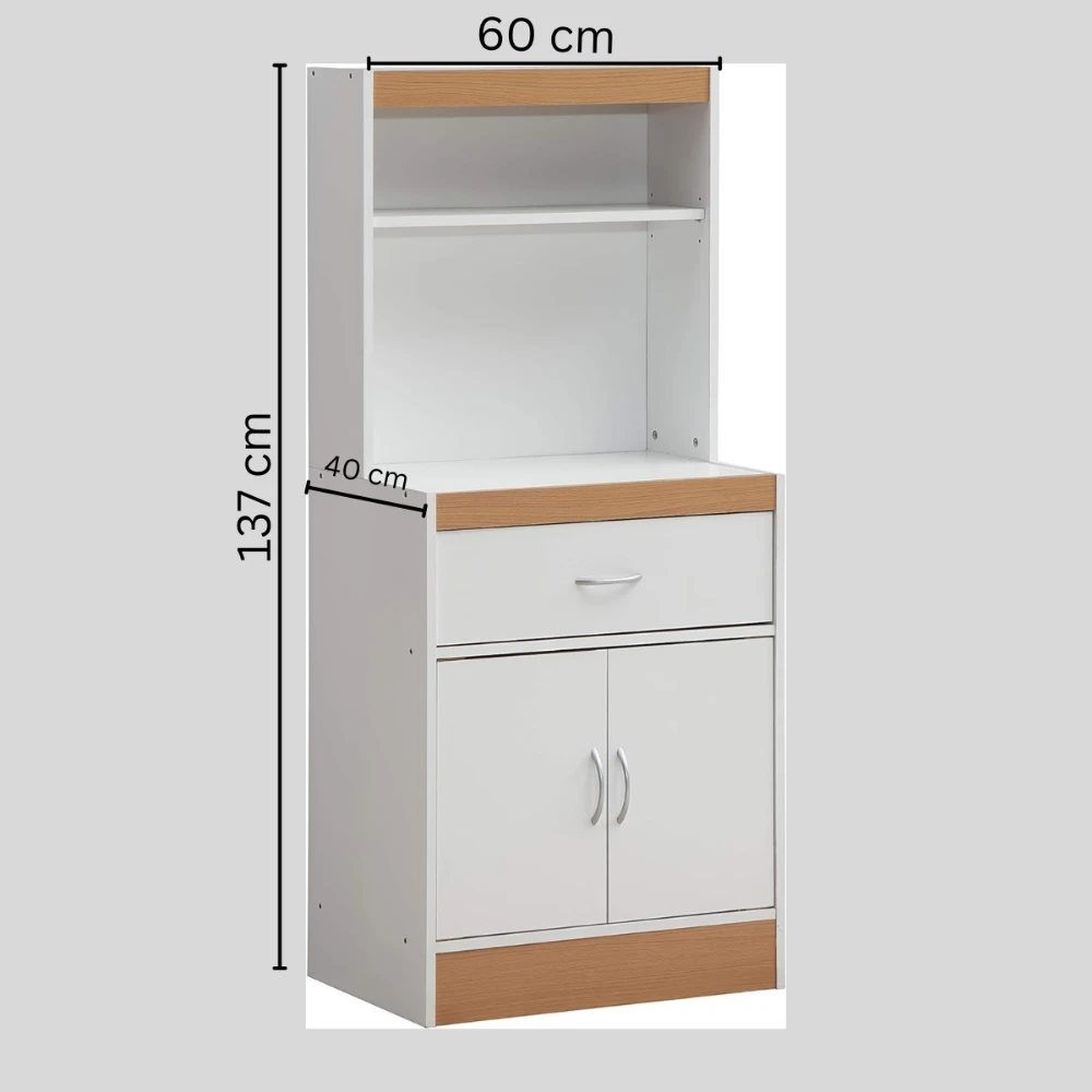 White Kitchen Pantry Model A